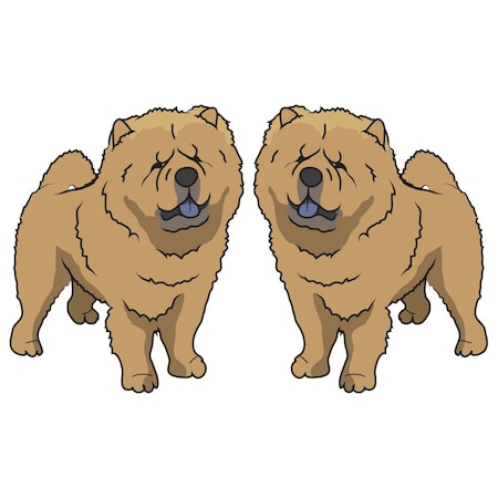 Signmission Chow Chow Dog Decal, Dog Lover Decor Vinyl Sticker D-18-Chow Chow